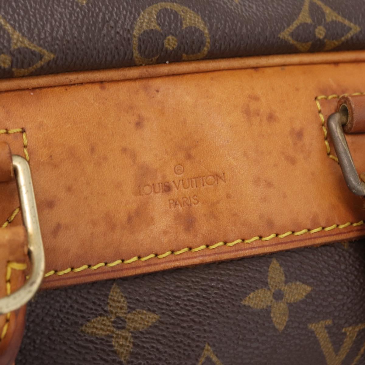 LOUIS VUITTON Monogram Deauville Hand Bag M47270 LV Auth BA16520