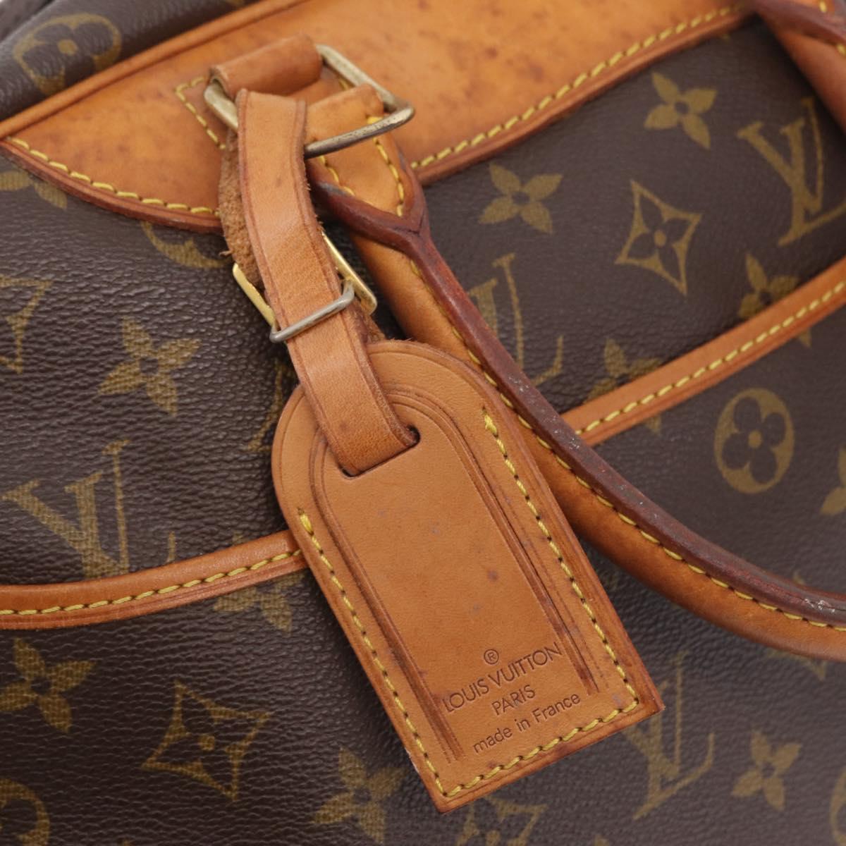 LOUIS VUITTON Monogram Deauville Hand Bag M47270 LV Auth BA16520