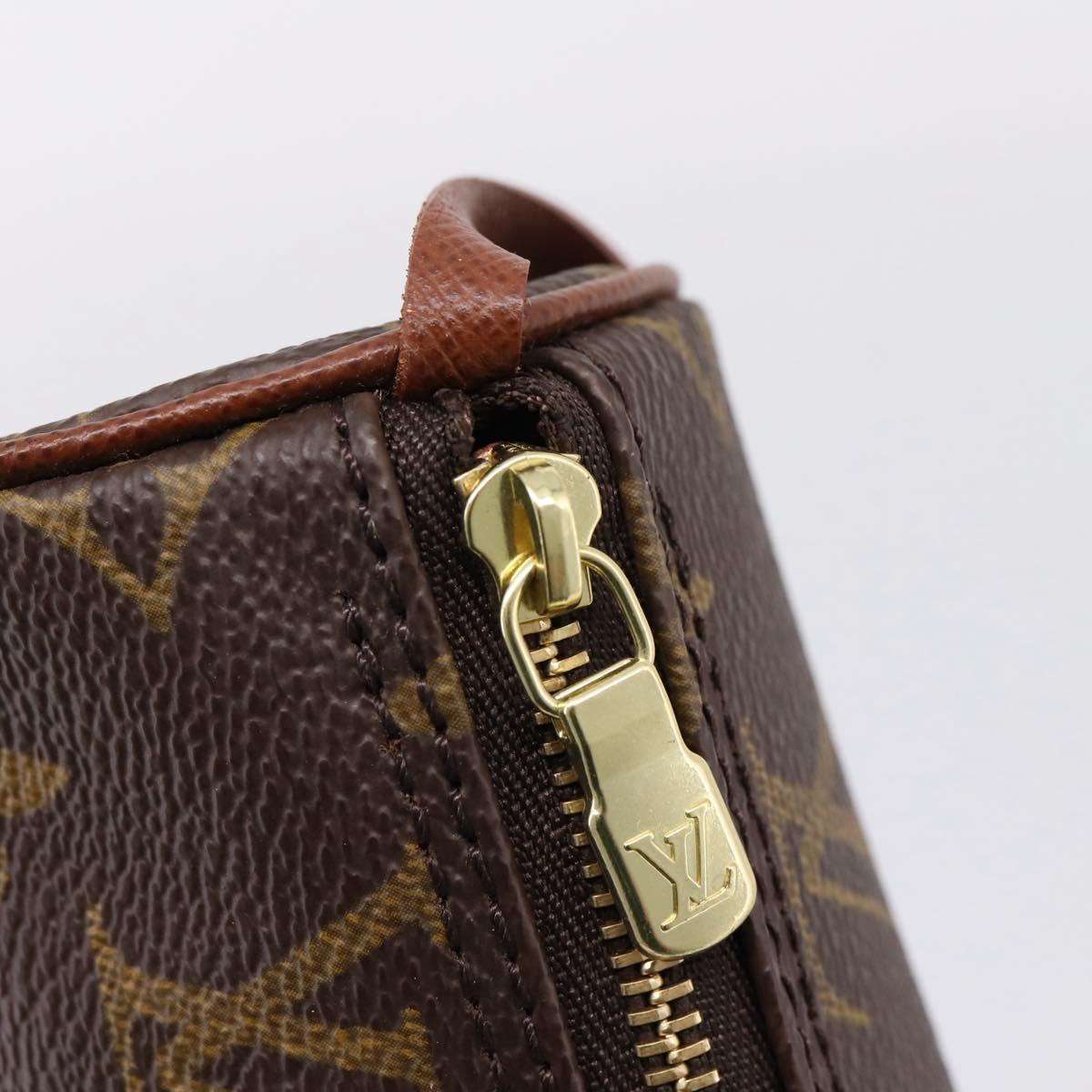 LOUIS VUITTON Monogram Papillon Pouch Pouch LV Auth BA16521