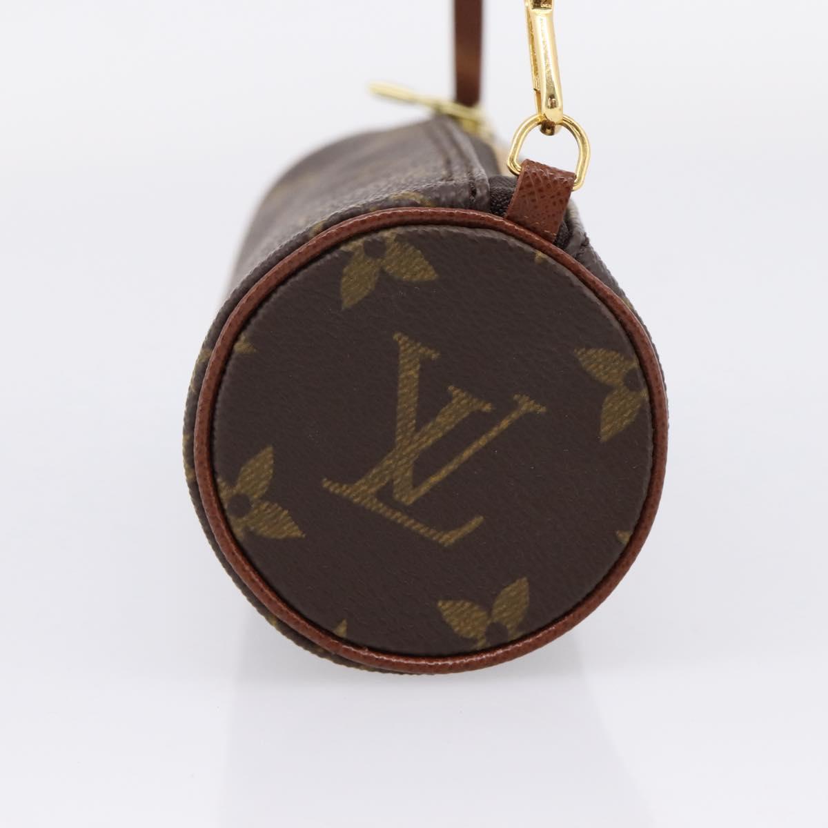 LOUIS VUITTON Monogram Papillon Pouch Pouch LV Auth BA16521