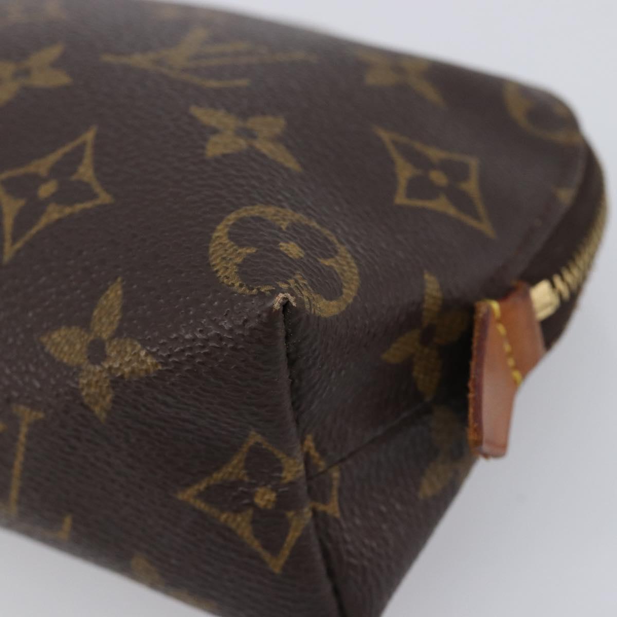 LOUIS VUITTON Monogram Pouch 2 Set LV Auth BA16535