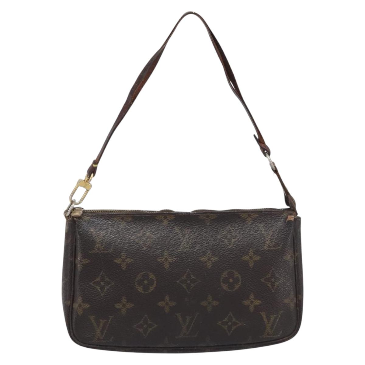 LOUIS VUITTON Monogram Pouch 2 Set LV Auth BA16535