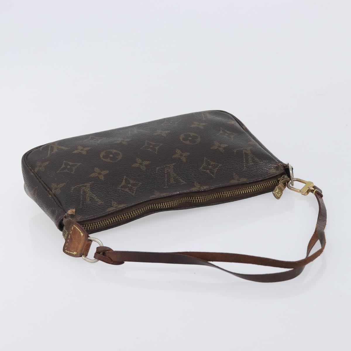 LOUIS VUITTON Monogram Pouch 2 Set LV Auth BA16535