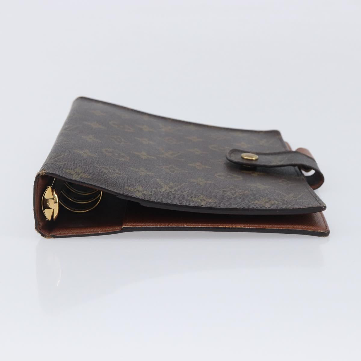 LOUIS VUITTON Monogram Agenda GM Day Planner Cover R20006 LV Auth BA16538