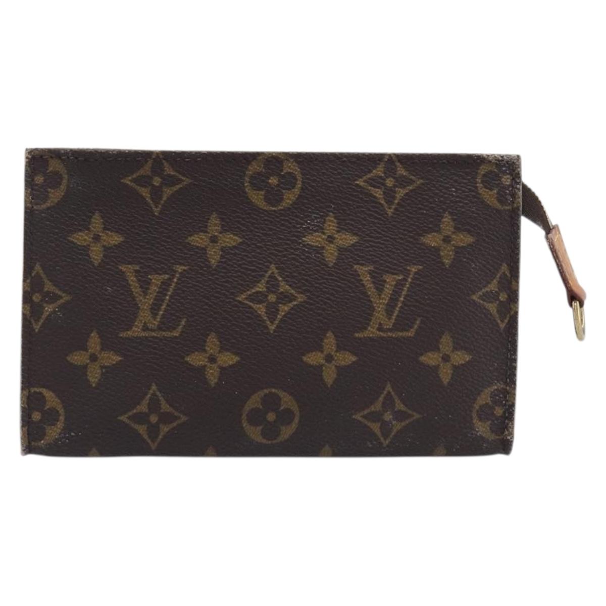 LOUIS VUITTON Monogram Bucket PM Pouch Accessory Pouch LV Auth BA16539