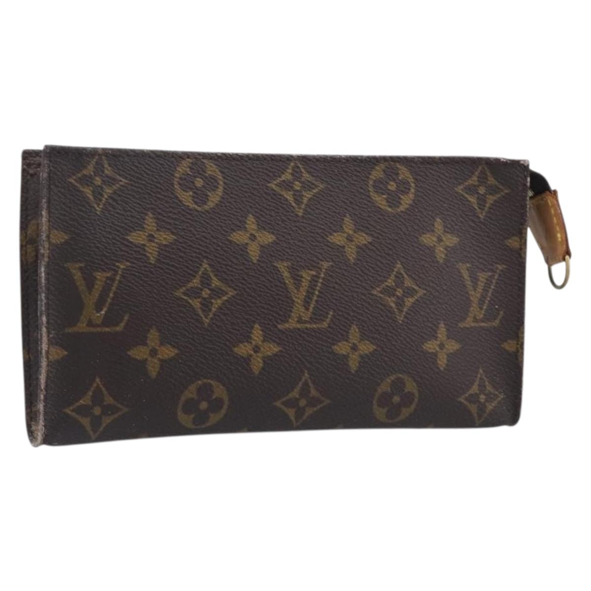 LOUIS VUITTON Monogram Bucket GM Pouch Accessory Pouch LV Auth BA16540