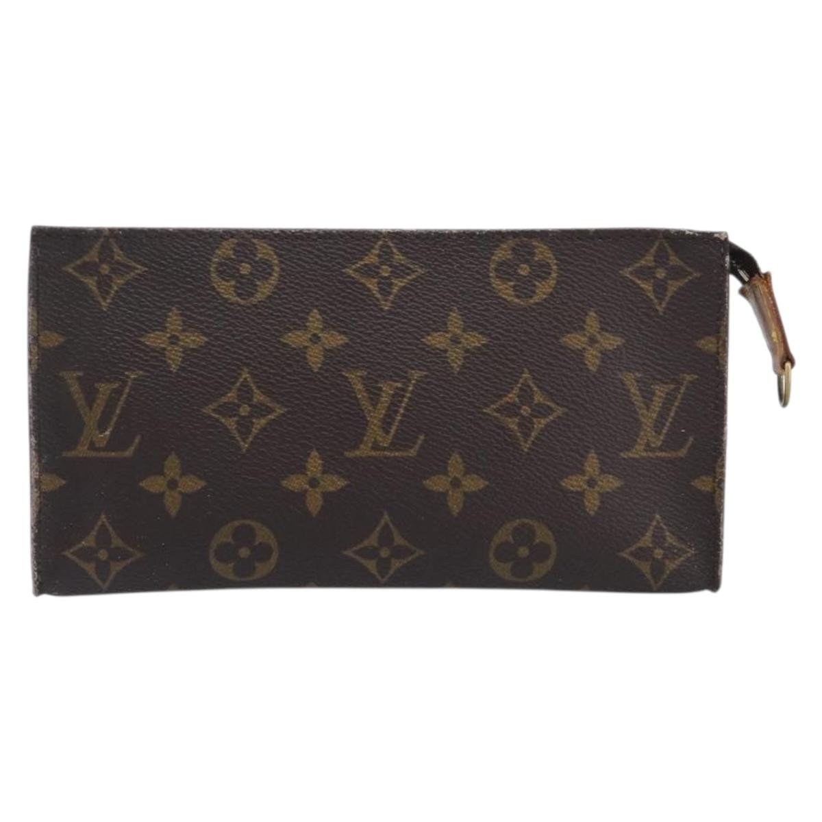 LOUIS VUITTON Monogram Bucket GM Pouch Accessory Pouch LV Auth BA16540