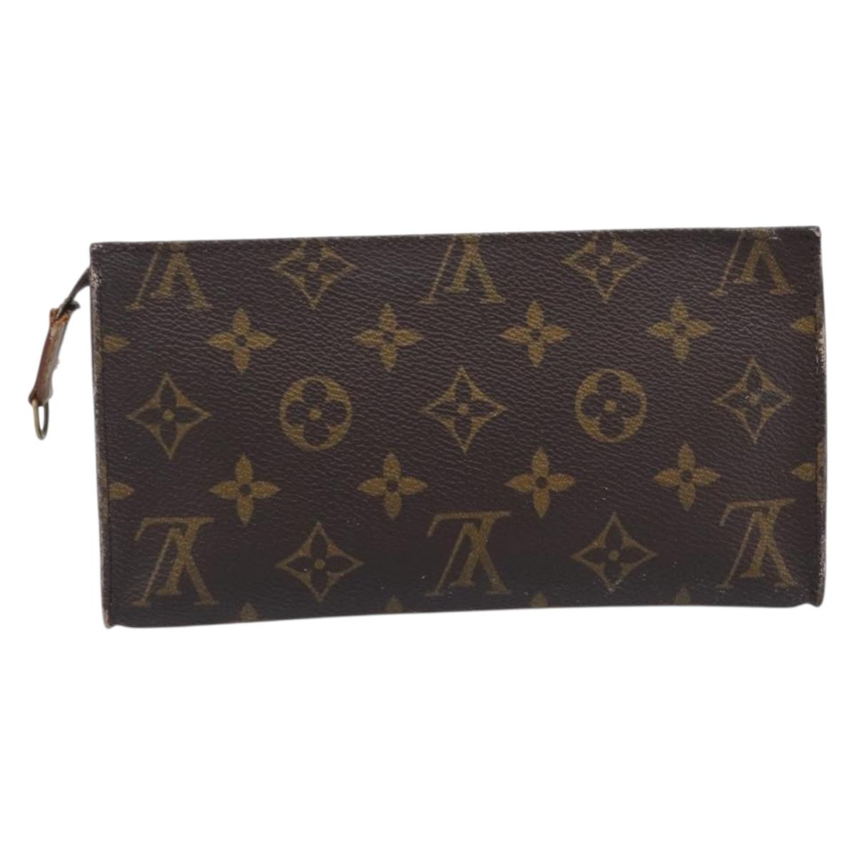 LOUIS VUITTON Monogram Bucket GM Pouch Accessory Pouch LV Auth BA16540