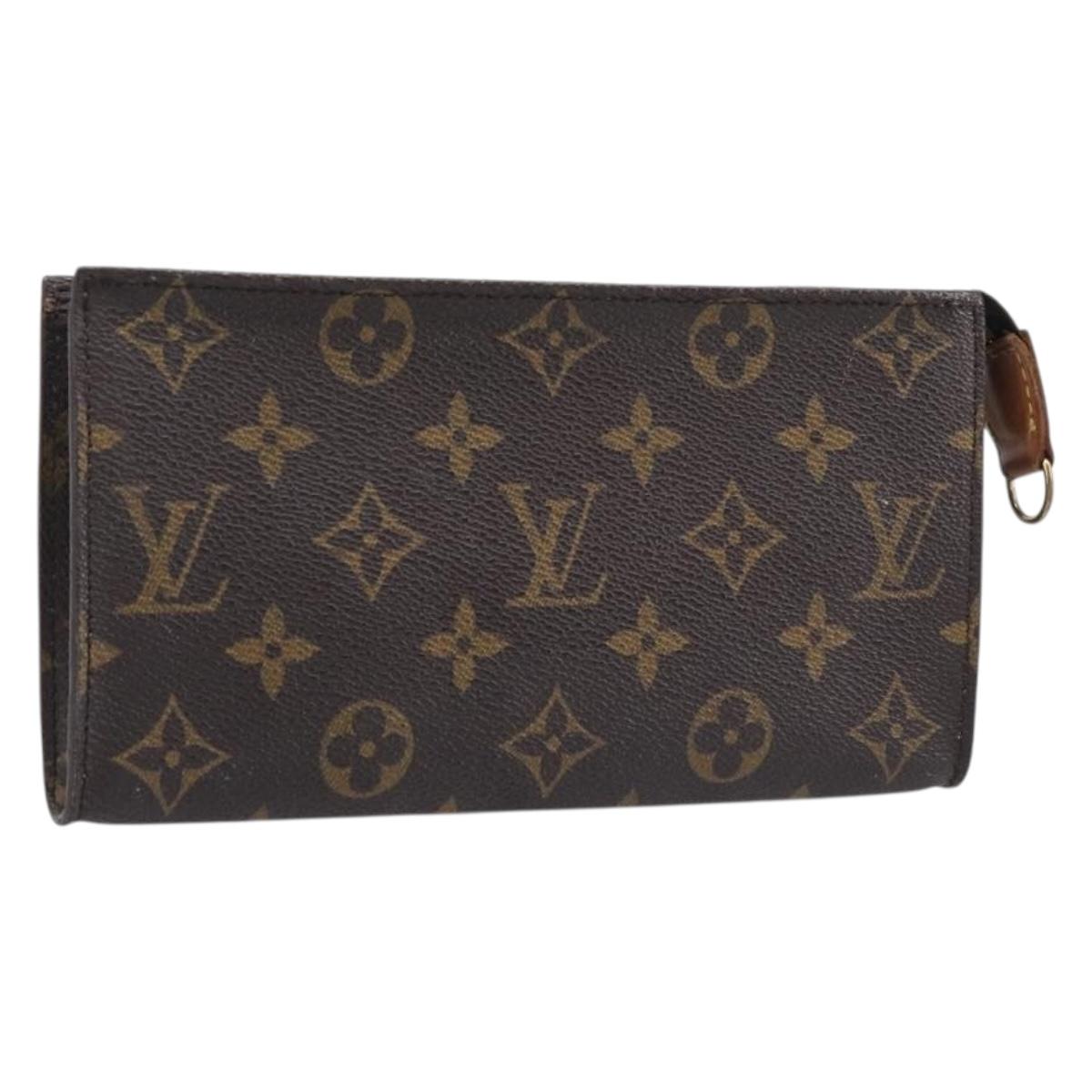 LOUIS VUITTON Monogram Bucket GM Pouch Accessory Pouch LV Auth BA16541