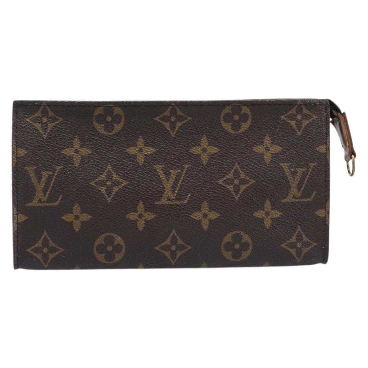 LOUIS VUITTON Monogram Bucket GM Pouch Accessory Pouch LV Auth BA16541
