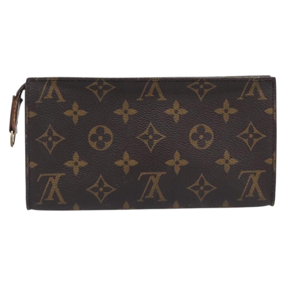 LOUIS VUITTON Monogram Bucket GM Pouch Accessory Pouch LV Auth BA16541
