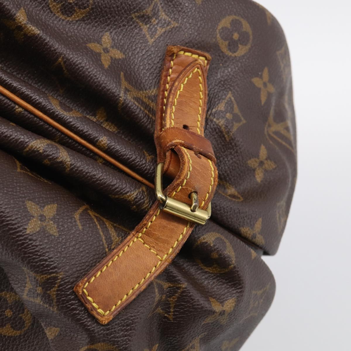 LOUIS VUITTON Monogram Saumur 35 Shoulder Bag M42254 LV Auth BA16591