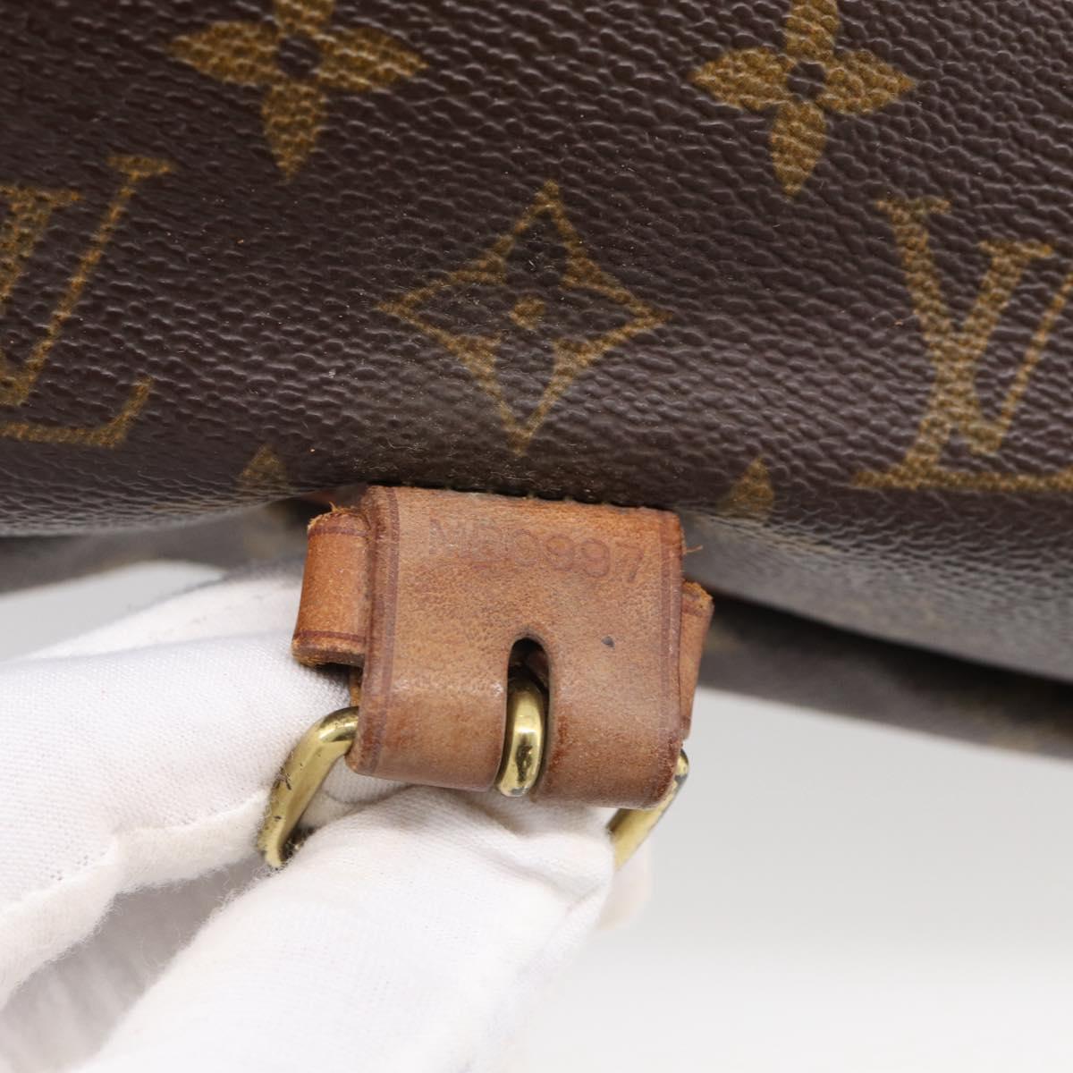 LOUIS VUITTON Monogram Saumur 35 Shoulder Bag M42254 LV Auth BA16591