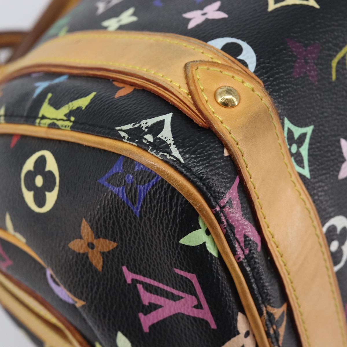 LOUIS VUITTON Monogram Multicolor Priscilla Hand Bag Black M40097 Auth BA16592A