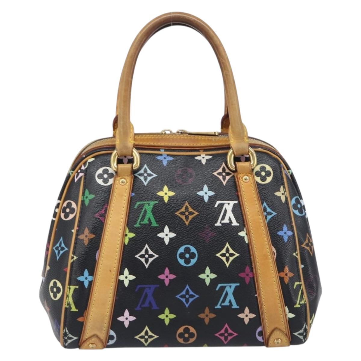 LOUIS VUITTON Monogram Multicolor Priscilla Hand Bag Black M40097 Auth BA16592A