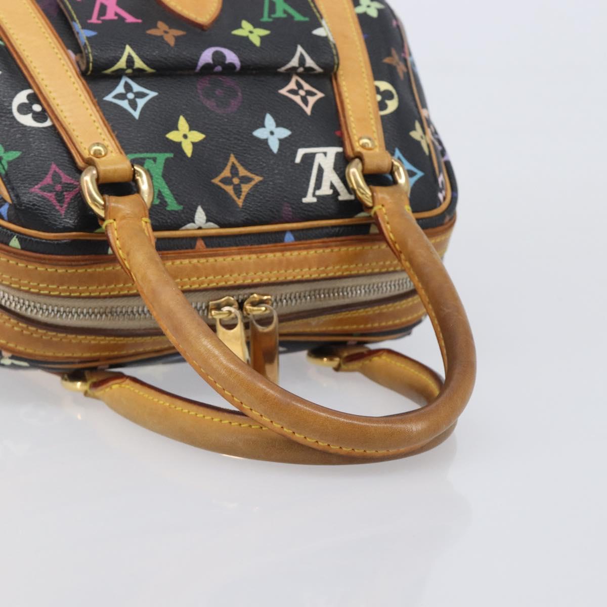 LOUIS VUITTON Monogram Multicolor Priscilla Hand Bag Black M40097 Auth BA16592A