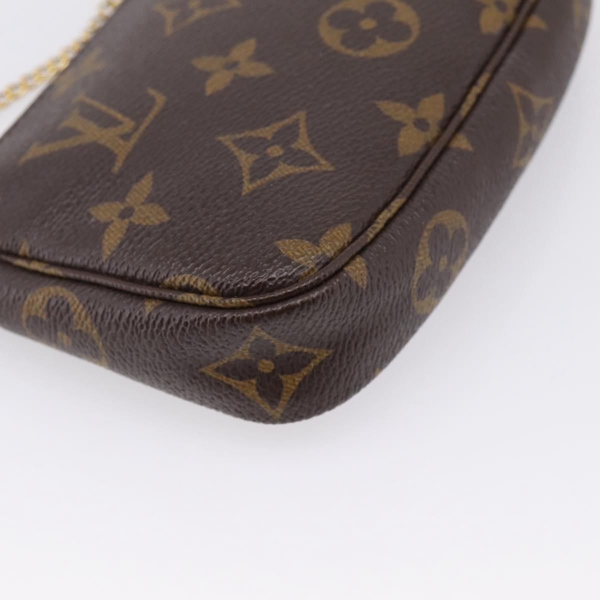 LOUIS VUITTON Monogram Vivienne Mini Pochette Accessoires M69976 Auth BA16597SAM