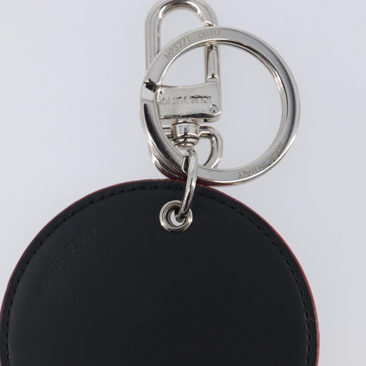 LOUIS VUITTON Damier Graphite Porte Cles Round Illustre M68836 Auth BA16616