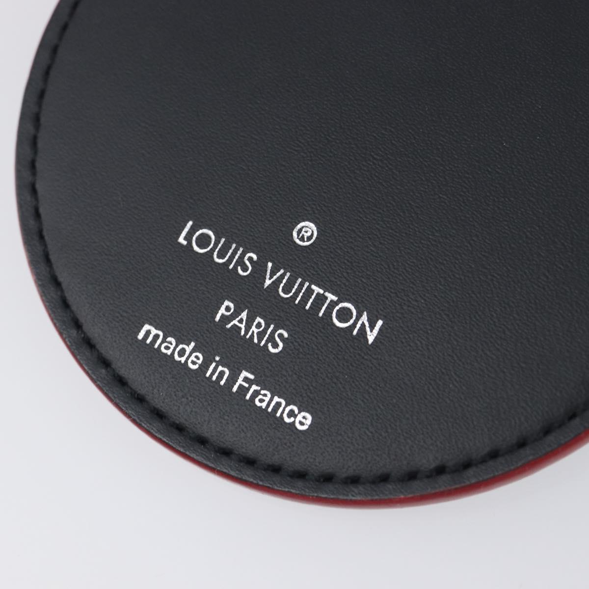 LOUIS VUITTON Damier Graphite Porte Cles Round Illustre M68836 Auth BA16616