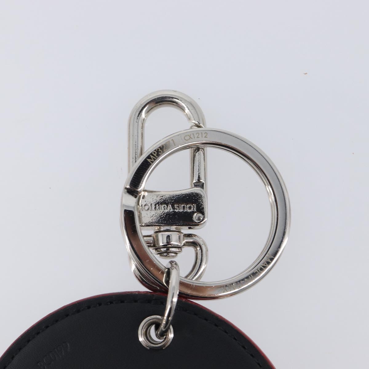 LOUIS VUITTON Damier Graphite Porte Cles Round Illustre M68836 Auth BA16616