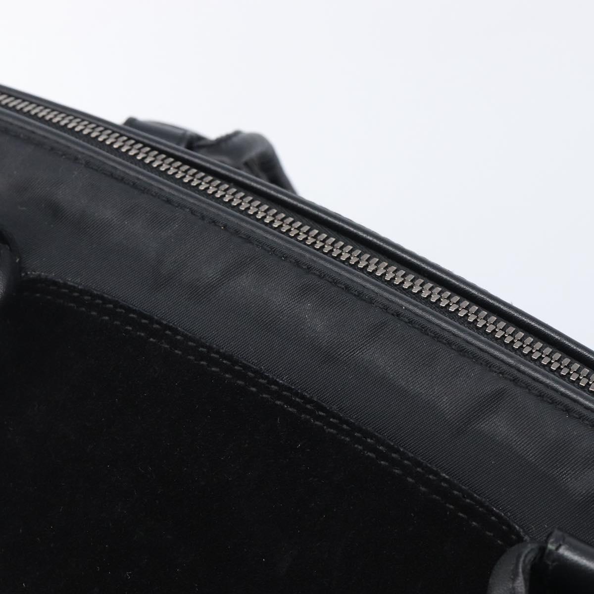 Salvatore Ferragamo Tote Bag Suede Black Auth BA16638