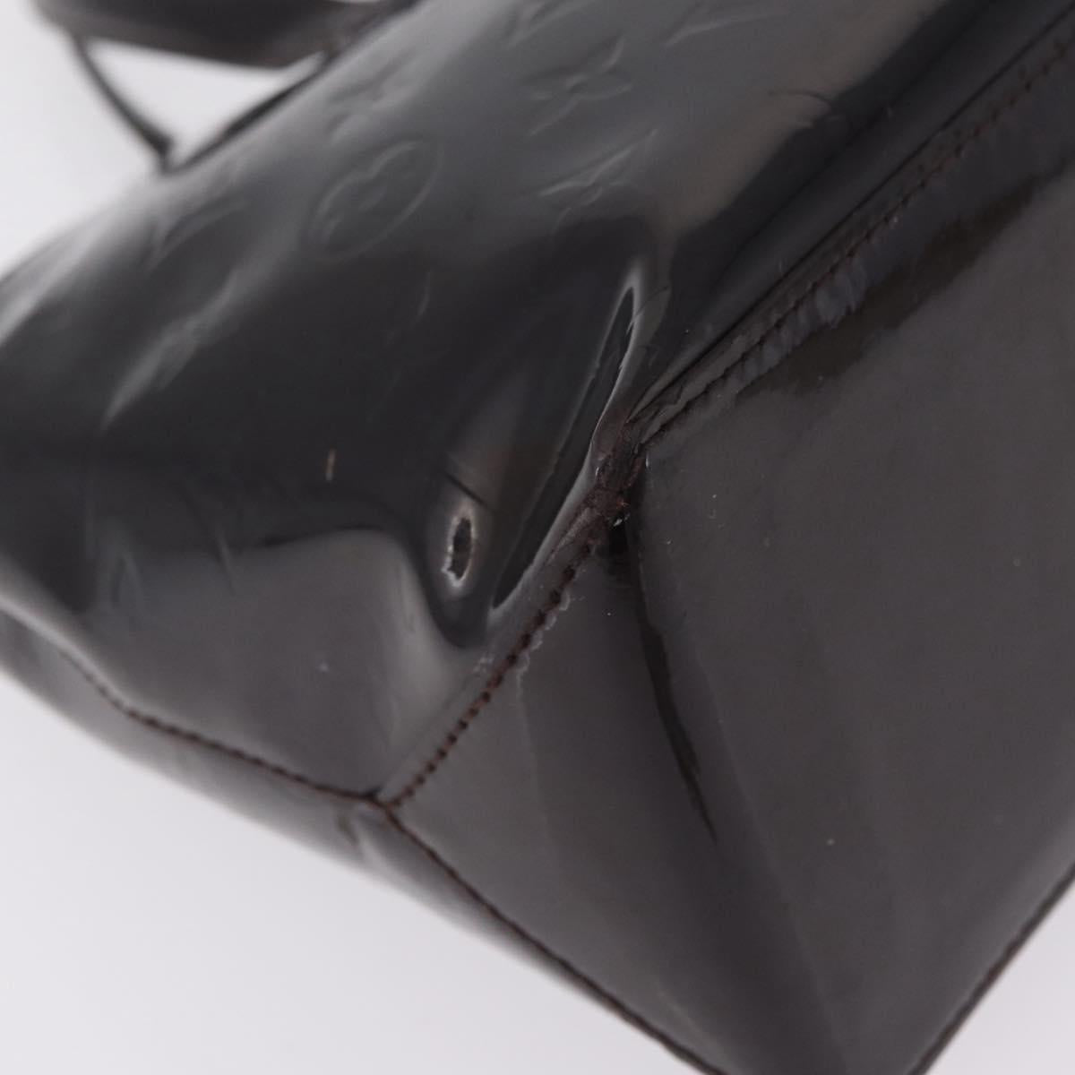 LOUIS VUITTON Monogram Vernis Wilshire PM Bag Amarante M93641 LV Auth BA16668