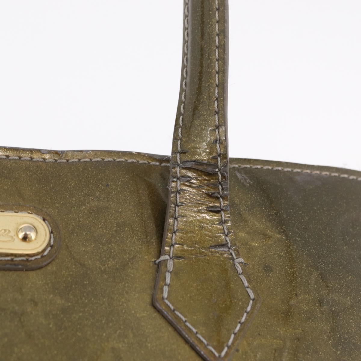 LOUIS VUITTON Monogram Vernis Wilshire PM Bag Gris Art Deco M91627 Auth BA16677