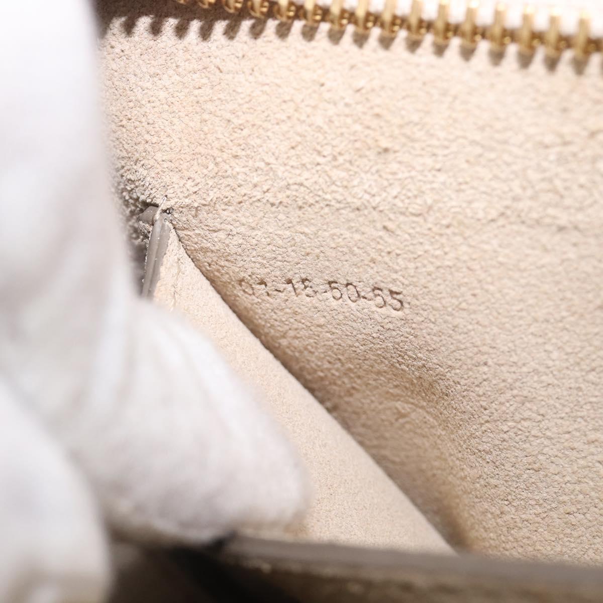 Chloe Pixy Hand Bag Leather 2way Beige Gold Auth BA16685A