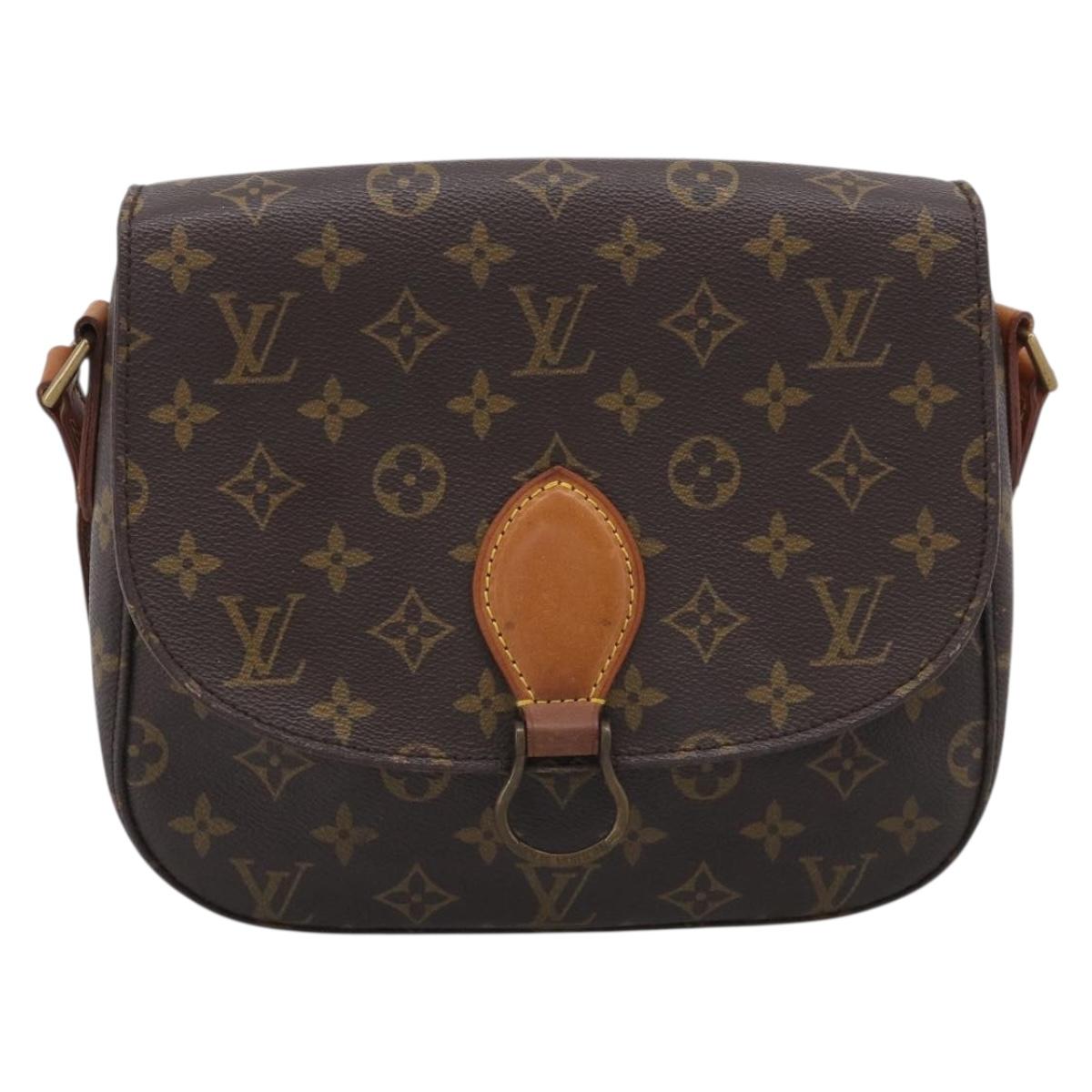LOUIS VUITTON Monogram Saint Cloud GM Shoulder Bag M51242 LV Auth BA16697