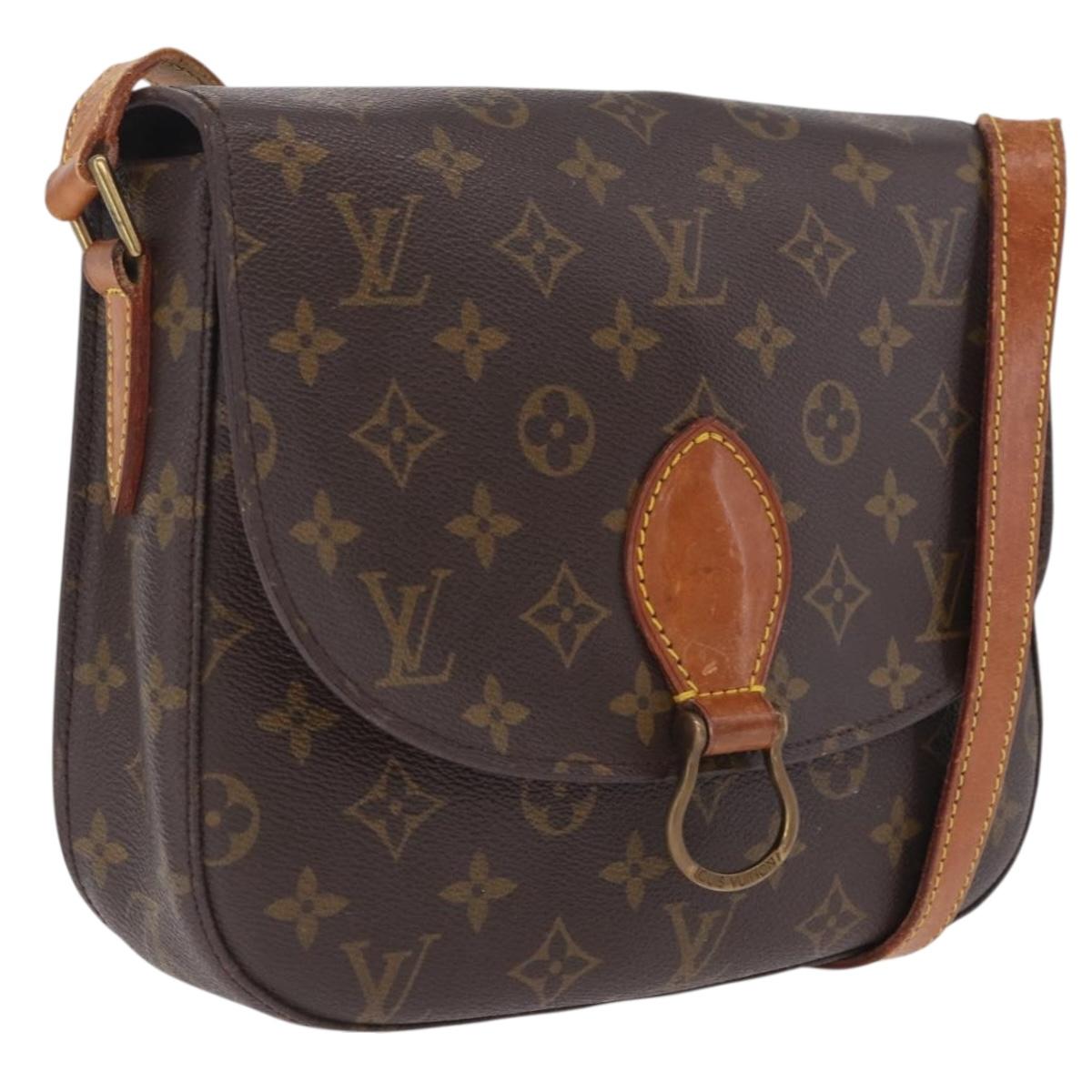 LOUIS VUITTON Monogram Saint Cloud GM Shoulder Bag M51242 LV Auth BA16711