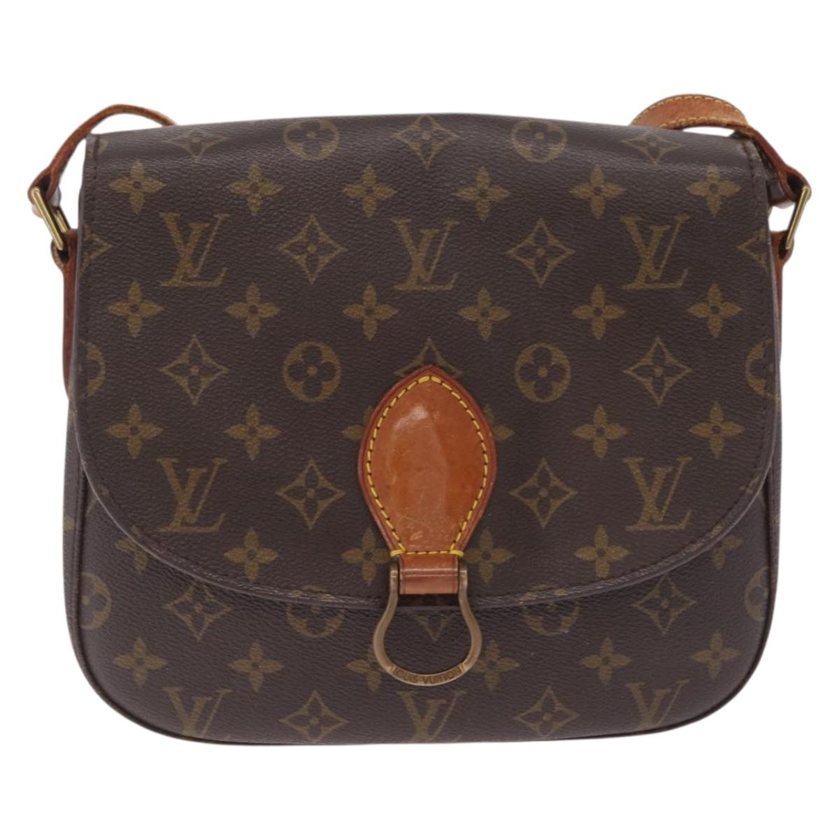 LOUIS VUITTON Monogram Saint Cloud GM Shoulder Bag M51242 LV Auth BA16711