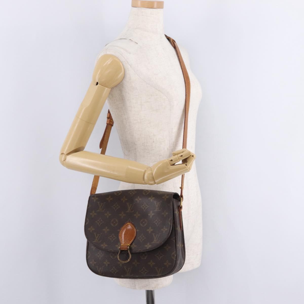 LOUIS VUITTON Monogram Saint Cloud GM Shoulder Bag M51242 LV Auth BA16711