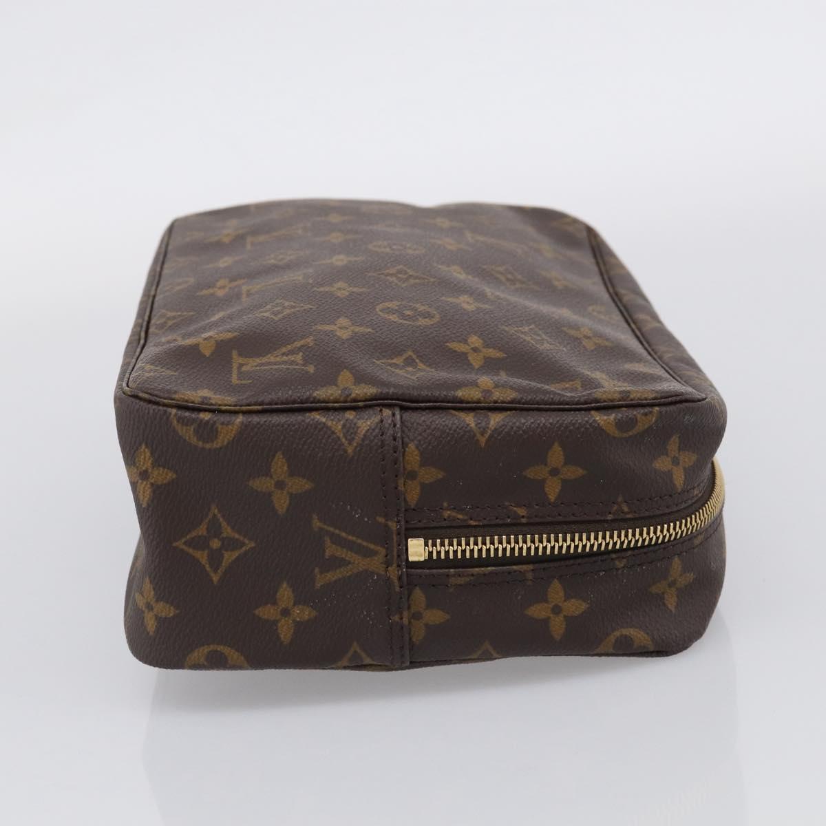 LOUIS VUITTON Monogram Trousse Toilette 28 Clutch Bag M47522 LV Auth BA16730
