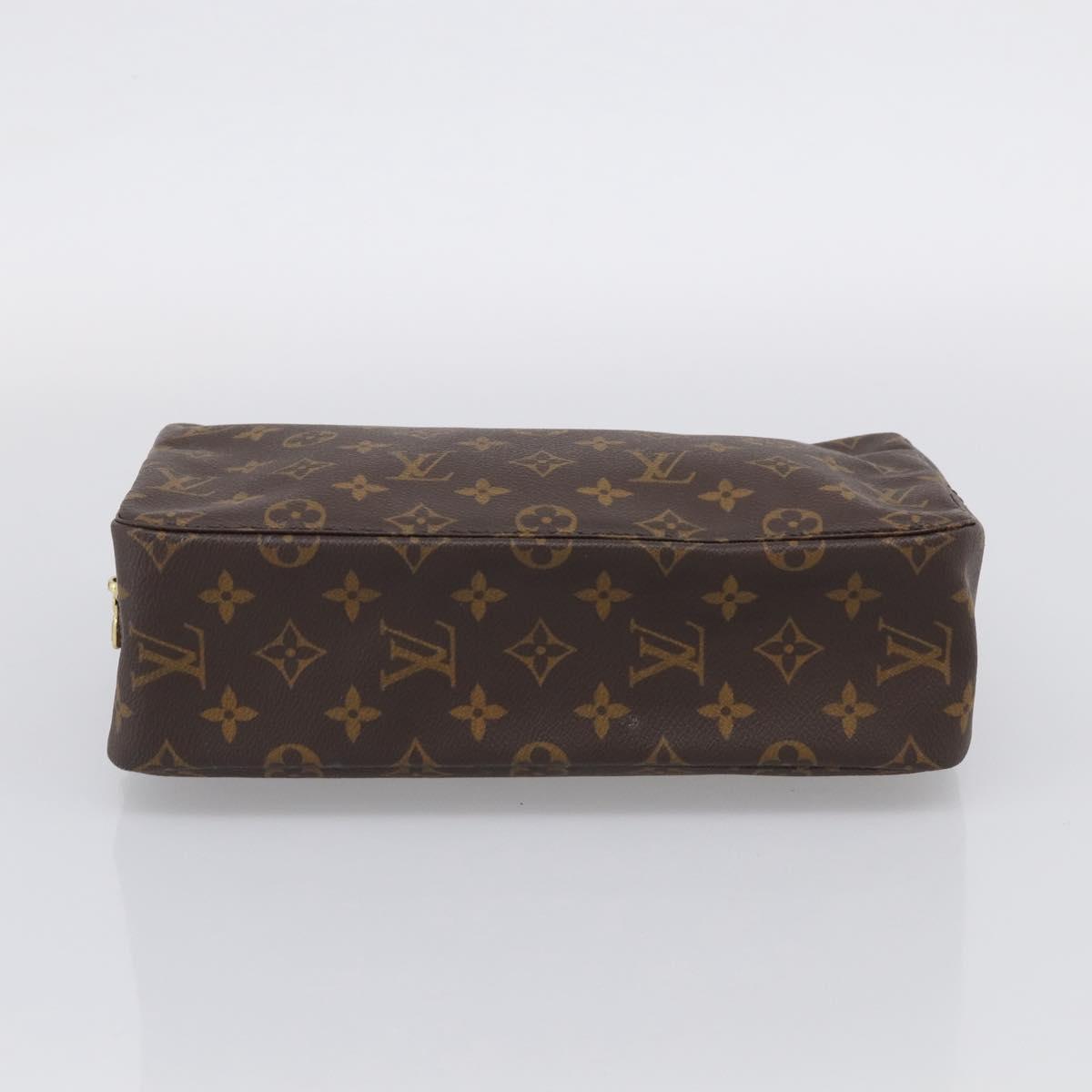 LOUIS VUITTON Monogram Trousse Toilette 28 Clutch Bag M47522 LV Auth BA16730
