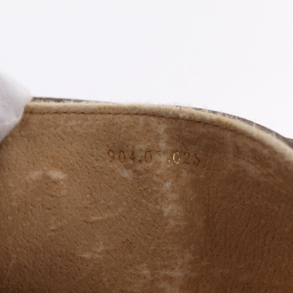 GUCCI GG Supreme Shoulder Bag PVC Beige Gold Auth BA16738