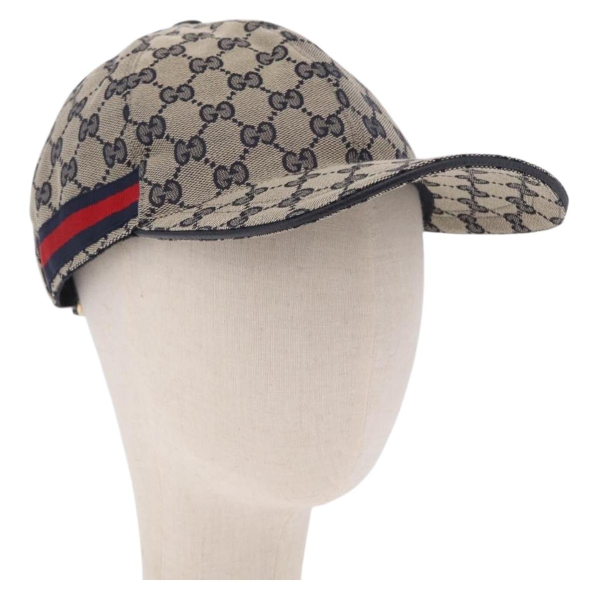 GUCCI Disney MicroGG Supreme Baseball Cap PVC Beige 602979 Auth BA16742V