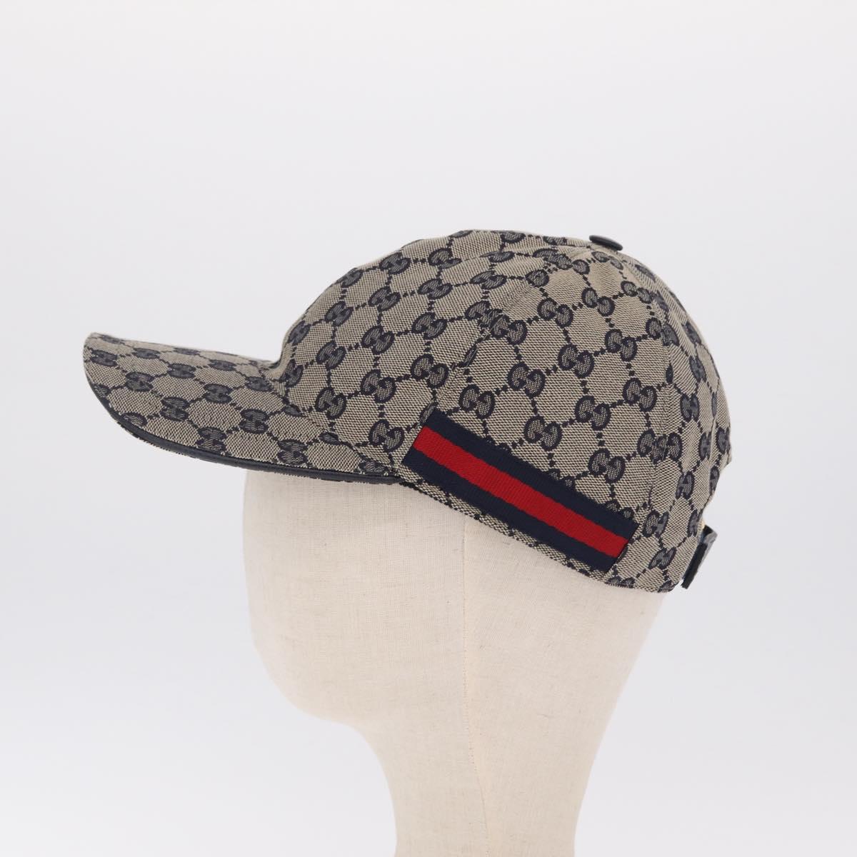 GUCCI Disney MicroGG Supreme Baseball Cap PVC Beige 602979 Auth BA16742V