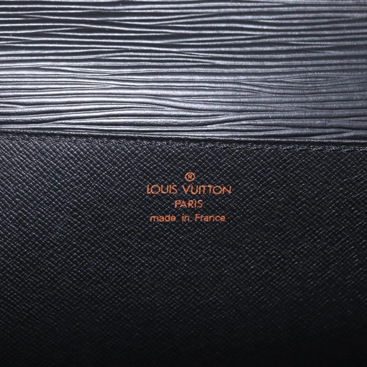 LOUIS VUITTON Epi Serviette Conseiller Bag Black M54422 LV Auth BA16760A