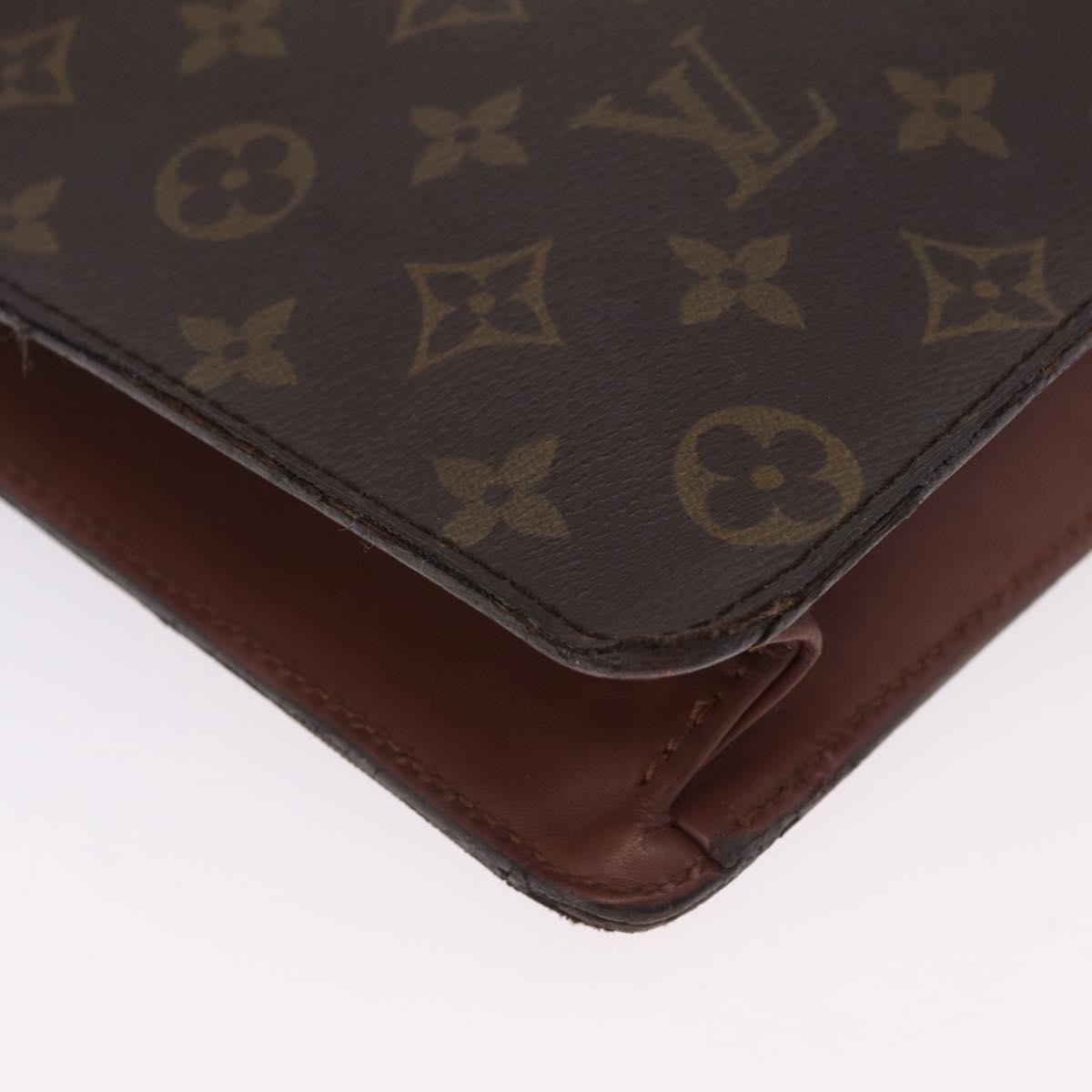 LOUIS VUITTON Monogram Porte Documents Bandouliere Bag M53338 LV Auth BA16765