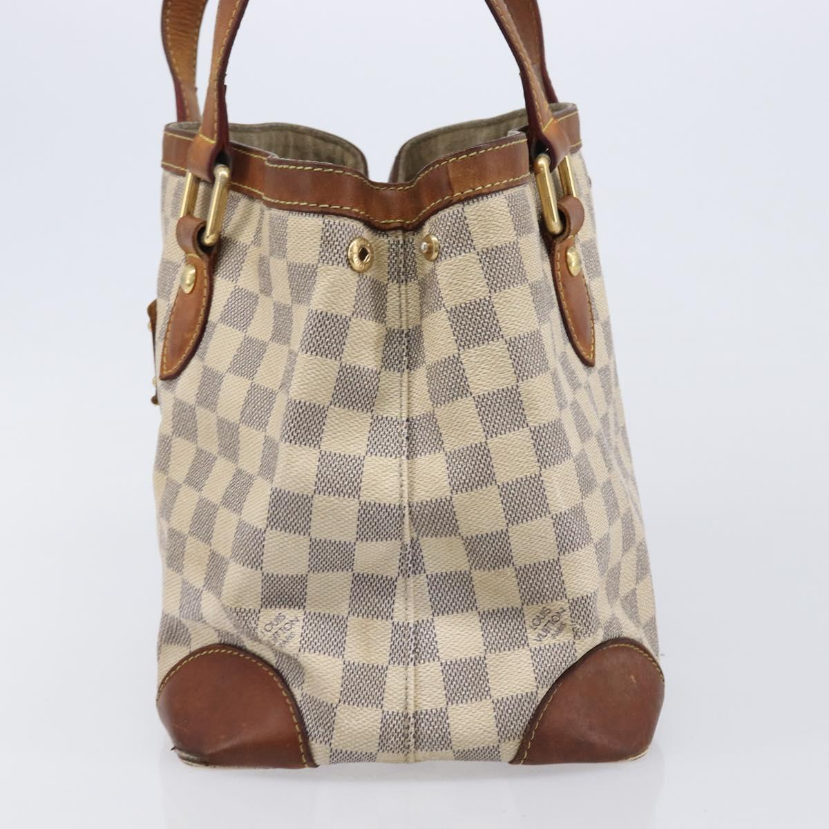 LOUIS VUITTON Monogram Damier Azur Hand Bag 2 Set LV Auth BA16768