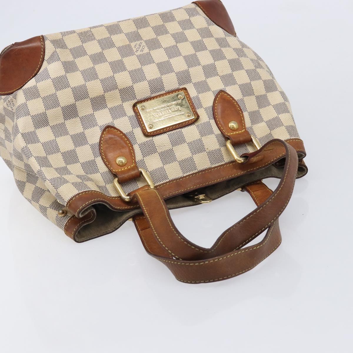 LOUIS VUITTON Monogram Damier Azur Hand Bag 2 Set LV Auth BA16768