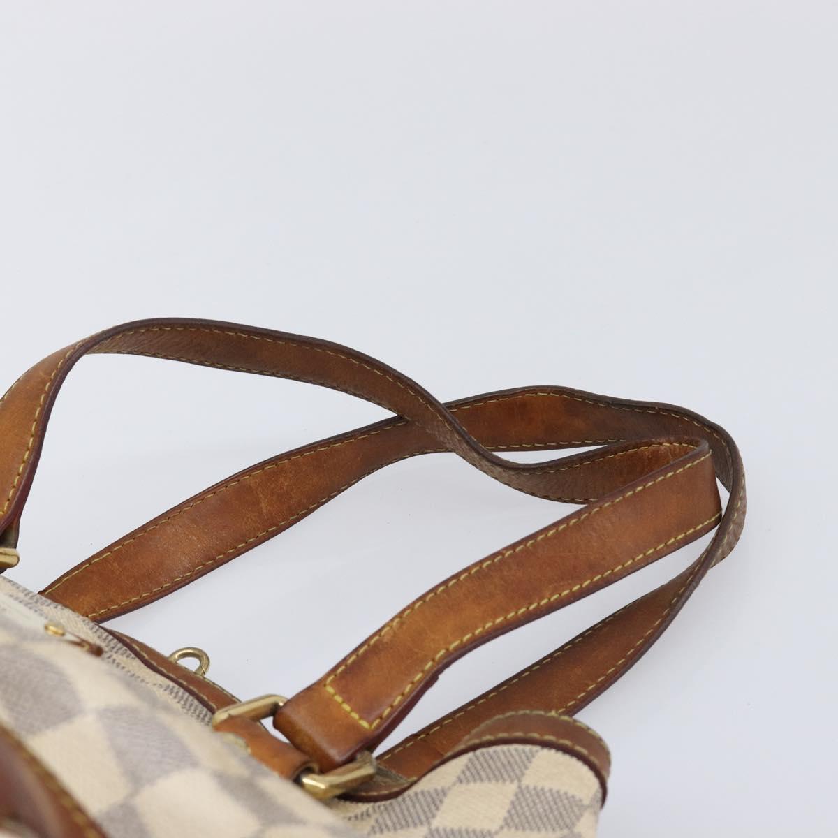 LOUIS VUITTON Monogram Damier Azur Hand Bag 2 Set LV Auth BA16768