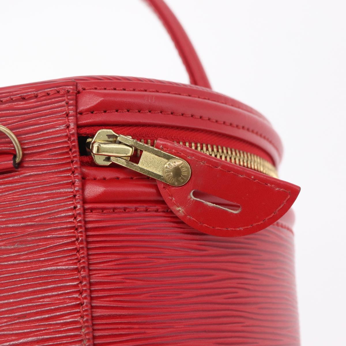 LOUIS VUITTON Epi Cannes Hand Bag Red M48037 LV Auth BA16772A