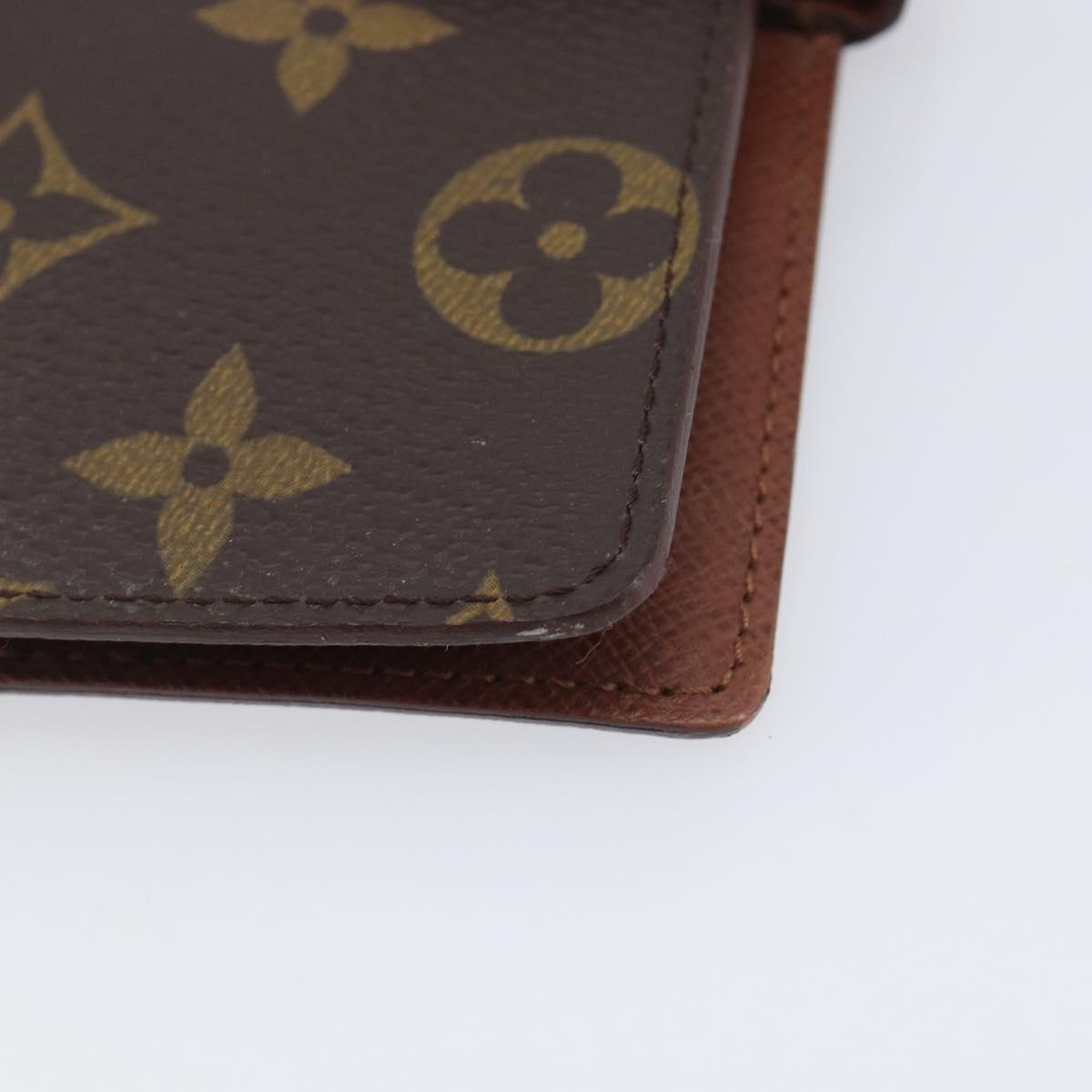 LOUIS VUITTON Monogram Agenda PM Day Planner Cover R20005 LV Auth BA16773
