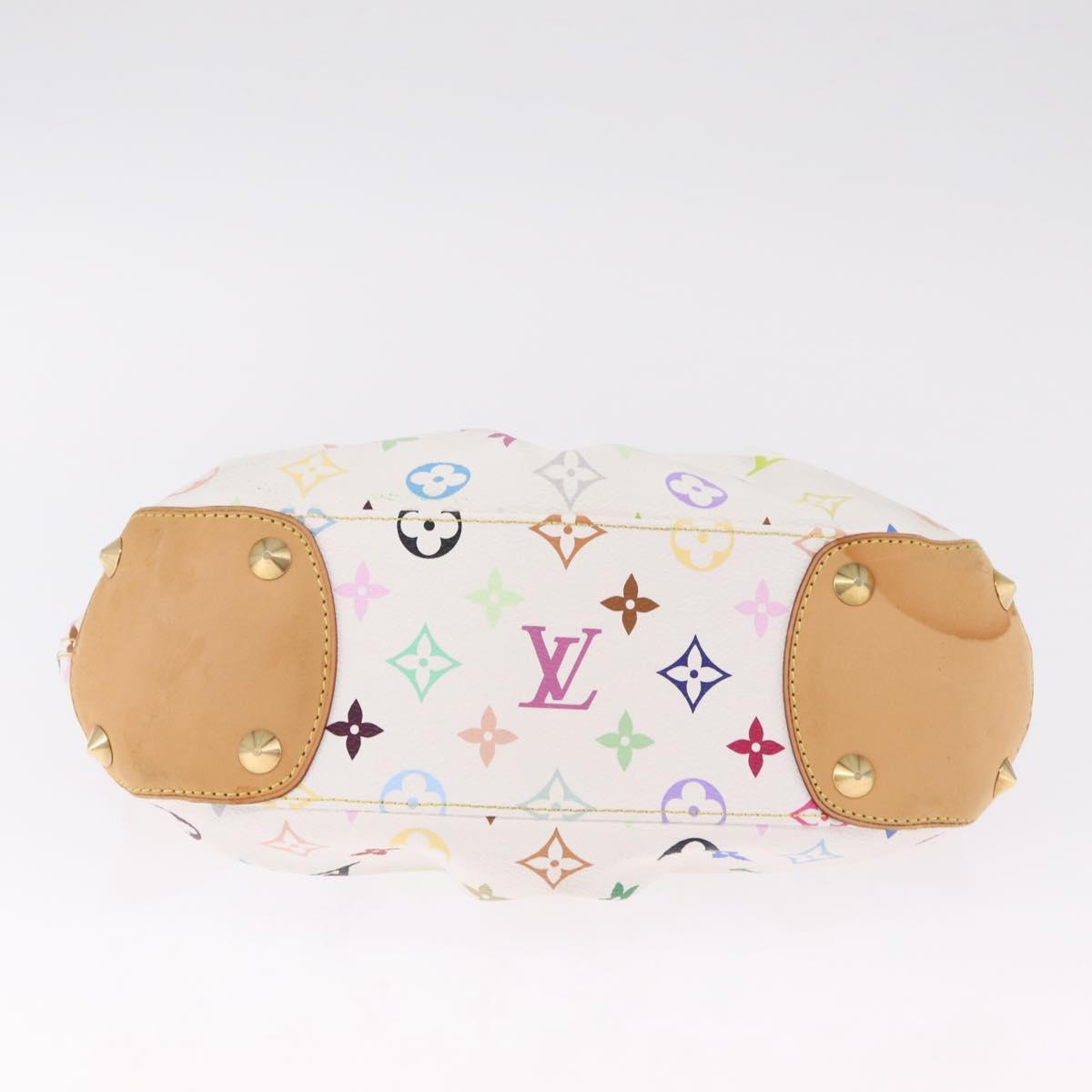 LOUIS VUITTON Monogram Multicolor Judy PM Bag White M40257 LV Auth BA16774A