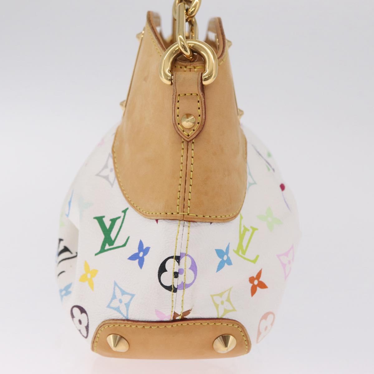LOUIS VUITTON Monogram Multicolor Judy PM Bag White M40257 LV Auth BA16774A