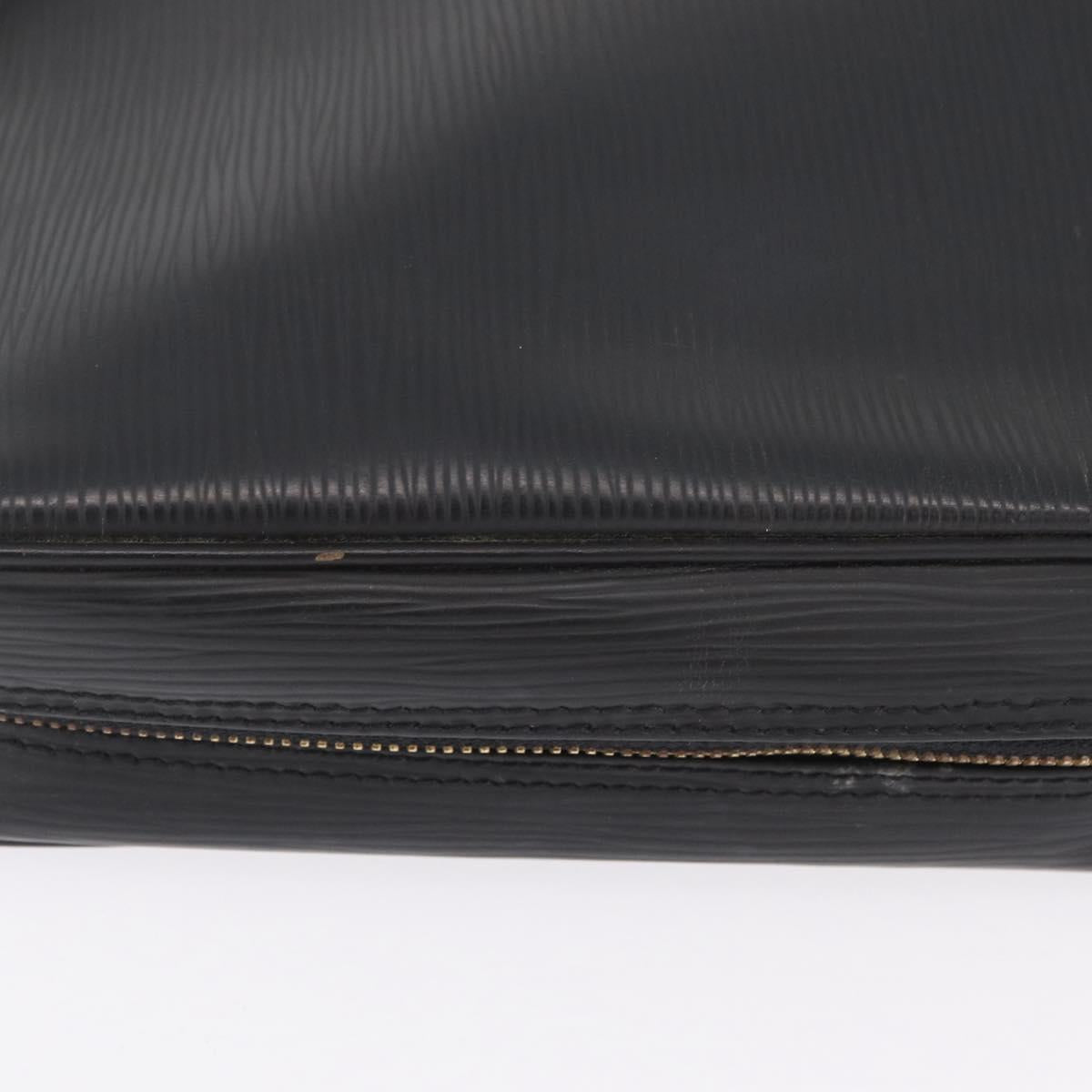 LOUIS VUITTON Epi Porte Documents Voyage Business Bag Black M54472 Auth BA16779