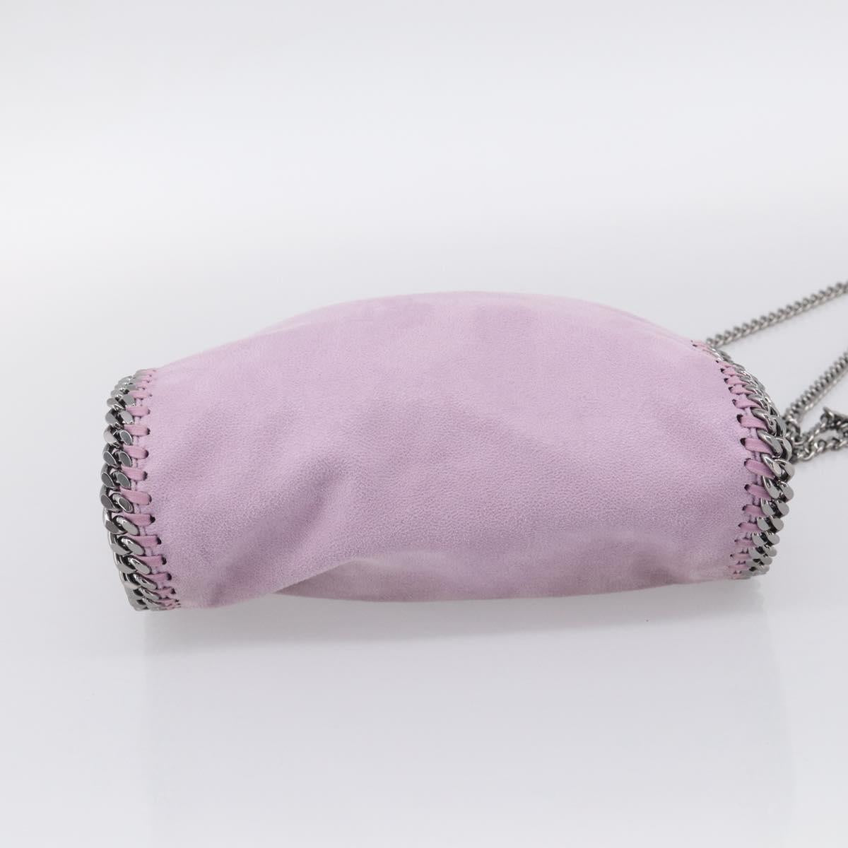 Stella McCartney Falabella Chain Hand Bag Polyester 2way Purple Auth BA16786A