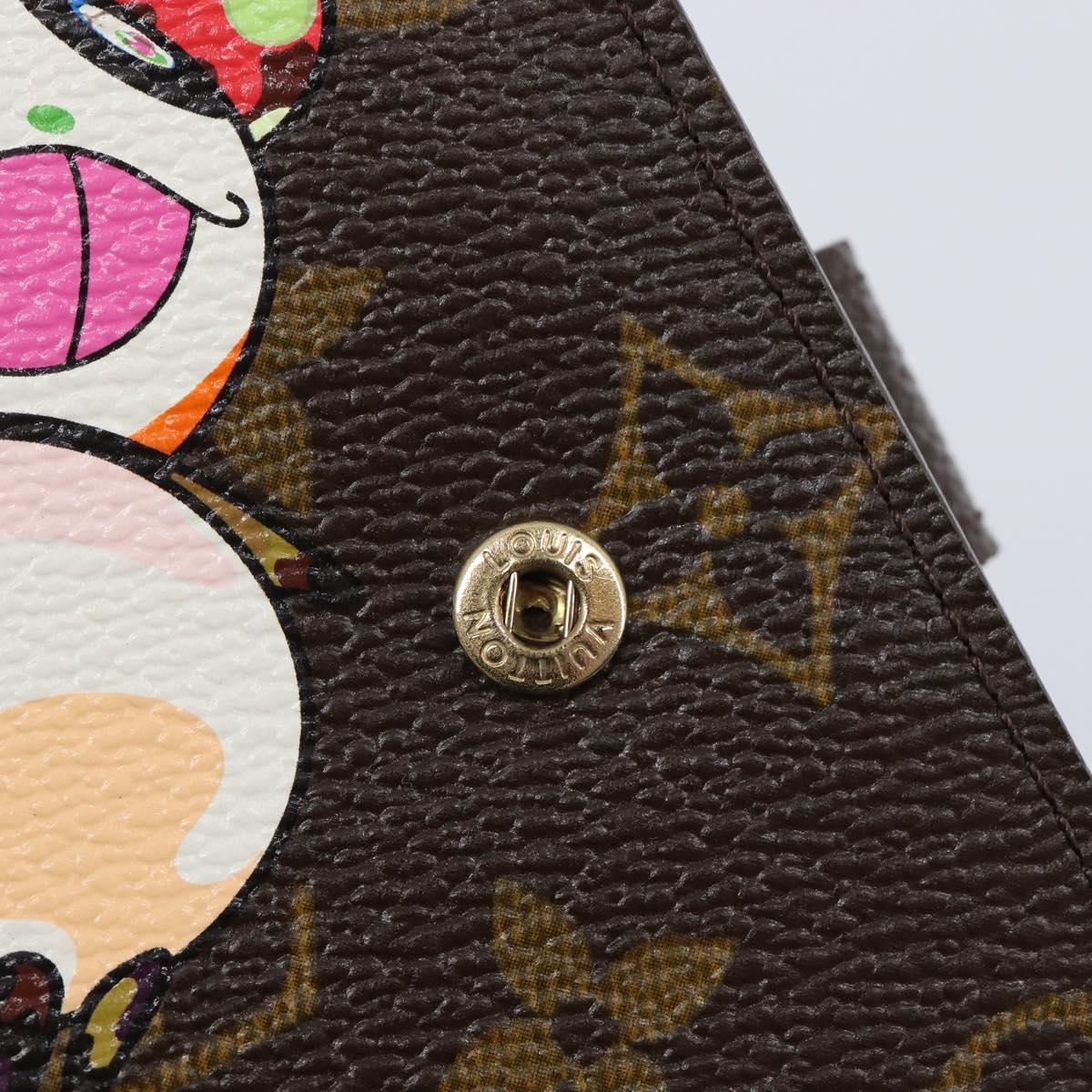 LOUIS VUITTON Monogram Panda Agenda PM Day Planner Cover R20011 LV Auth BA16791M