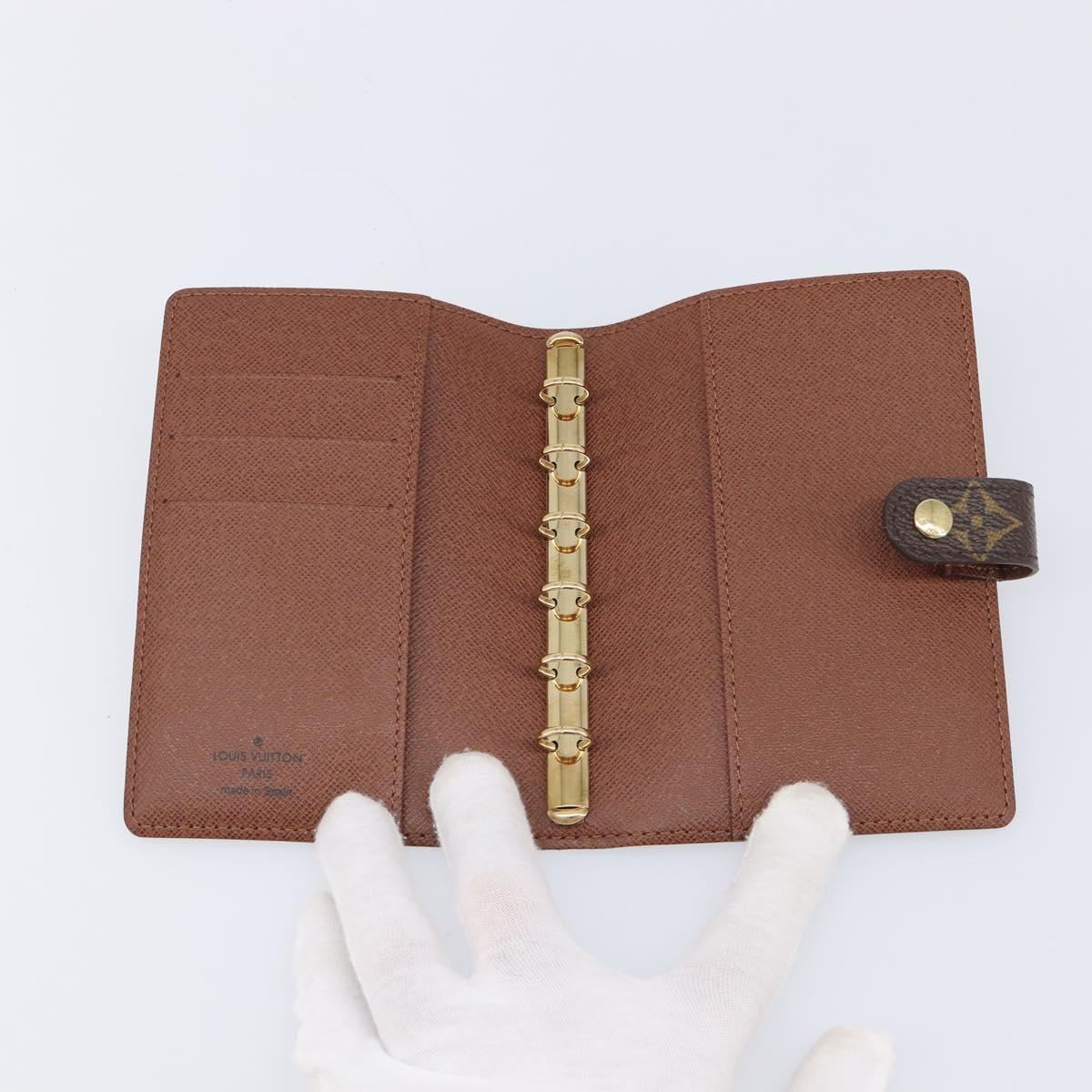 LOUIS VUITTON Monogram Panda Agenda PM Day Planner Cover R20011 LV Auth BA16791M